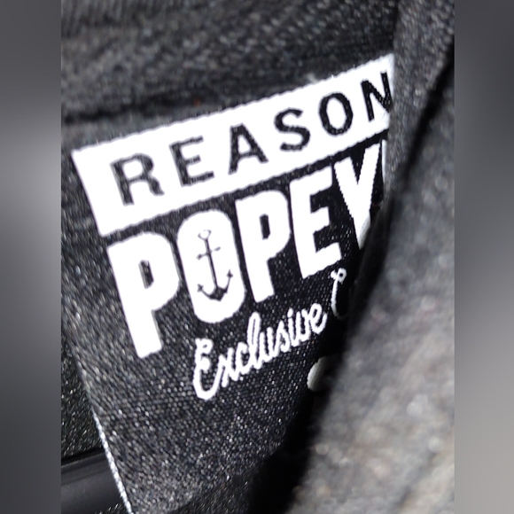 Reason PopEye Kangaroo Pocket Hoodie/ Dolls Kill/ SZ - Picture 6 of 6